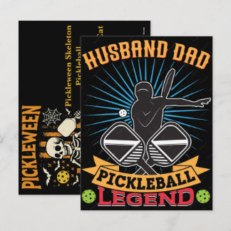 Cartes Pour Fêtes Annuelles Citrouilles de Halloween de Pickleween squelette p