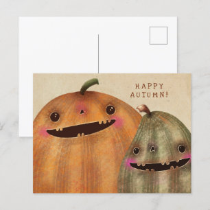 Cartes Pour Fêtes Annuelles Citrouilles heureux - Joli Halloween