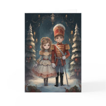 Clara et Casse-Noisette Ballet de Noël Vintage