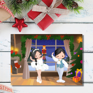 Cartes Pour Fêtes Annuelles Clara et le Stahlbaum House Ballet Nutcracker