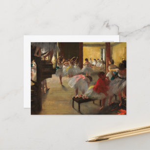 Cartes Pour Fêtes Annuelles Classe de danse par Edgar Degas