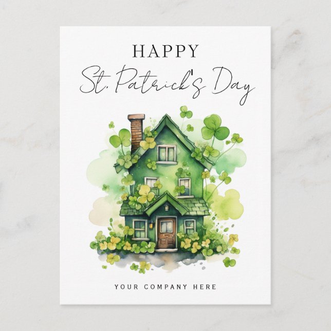 Cartes Pour Fêtes Annuelles Classy Valentine's Day Immobilier Promotionnel (Devant)