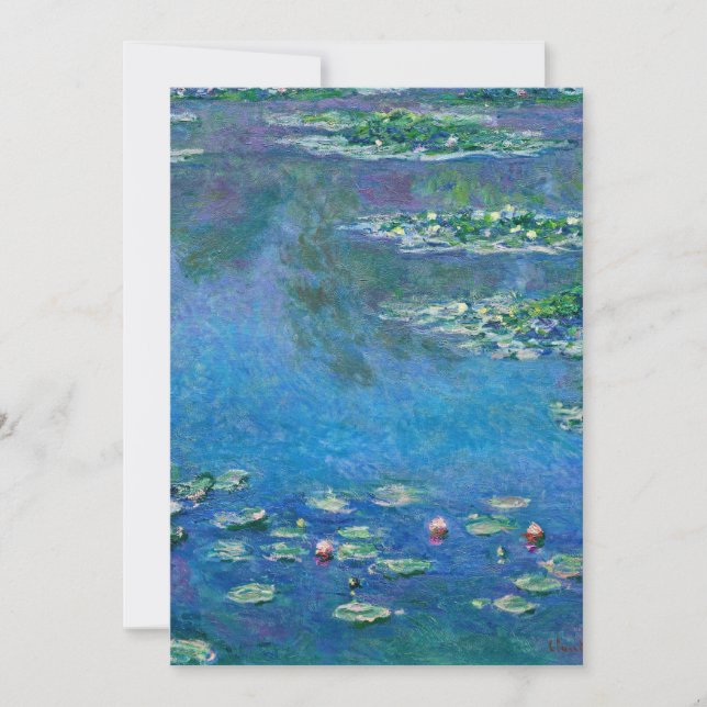 Cartes Pour Fêtes Annuelles Claude Monet (Devant)