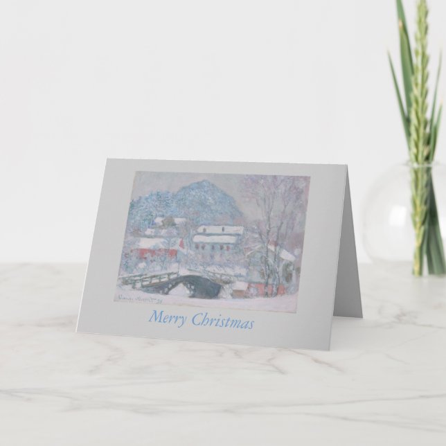 Cartes Pour Fêtes Annuelles Claude Monet (Devant)