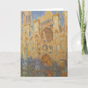 Cartes Pour Fêtes Annuelles Claude Monet - Cathédrale de Rouen
