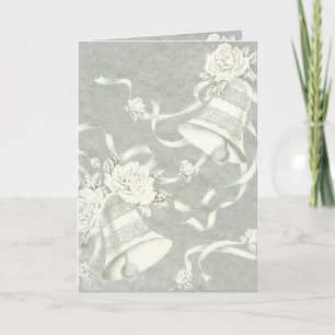 Cartes Pour Fêtes Annuelles Cloches d'argent victoriennes