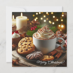 Cartes Pour Fêtes Annuelles Coca de Noël et biscuits Joyeux Noël