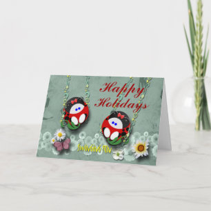 Cartes Pour Fêtes Annuelles Coccinelles de oscillation