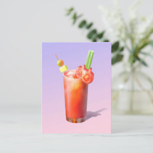 Cartes Pour Fêtes Annuelles Cocktail Creative Bloody Mary