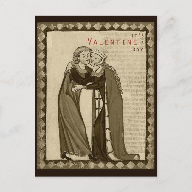 Cartes Pour Fêtes Annuelles Codex Manesse CC0033 Valentine (Devant)