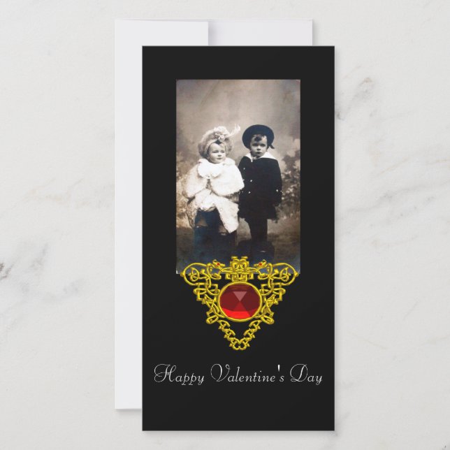 CARTES POUR FÊTES ANNUELLES COEUR CELTIQUE (Devant)