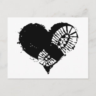 Cartes Pour Fêtes Annuelles coeur d'amorce