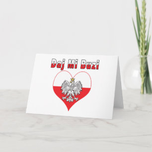 Cartes Pour Fêtes Annuelles Coeur de Daj MI Buzi Eagle