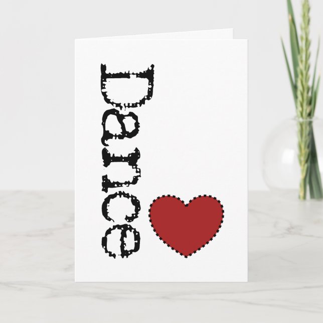 Cartes Pour Fêtes Annuelles Coeur de danse (Devant)