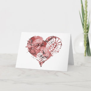 Cartes Pour Fêtes Annuelles coeur de démarrage