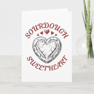 Cartes Pour Fêtes Annuelles Cœur de levain – Cadeau drôle de la Saint-Valentin