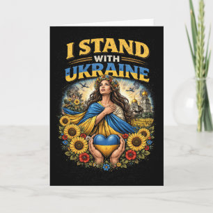 Cartes Pour Fêtes Annuelles Cœur de l'Ukraine