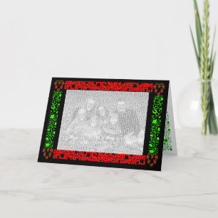 Cartes Pour Fêtes Annuelles Coeur de Noël