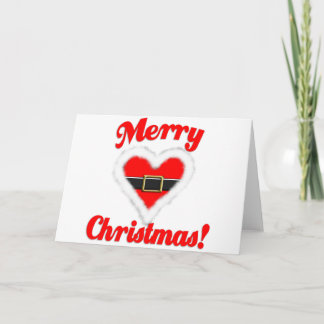 Cartes Pour Fêtes Annuelles Coeur de père Noël