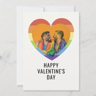 Cartes Pour Fêtes Annuelles Cœur élégant personnalisé pour la Saint-Valentin L
