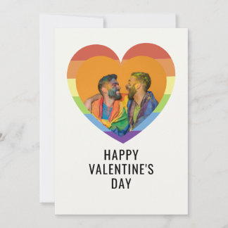 Cartes Pour Fêtes Annuelles Cœur élégant personnalisé pour la Saint-Valentin L