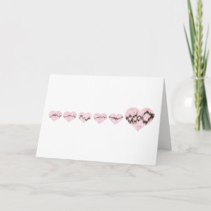 Cartes Pour Fêtes Annuelles Coeur fou