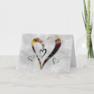 Cartes Pour Fêtes Annuelles Cœurs