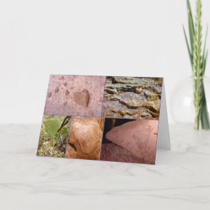 Cartes Pour Fêtes Annuelles Coeurs dans la nature