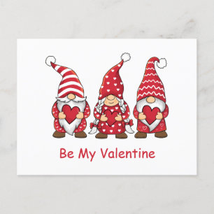 Cartes Pour Fêtes Annuelles Cœurs de lutins rouges Saint-Valentin tendance Enf