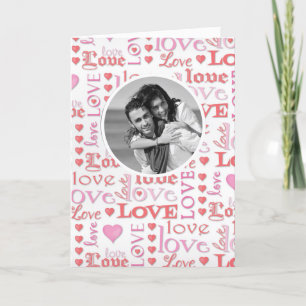 Cartes Pour Fêtes Annuelles Coeurs photo Heureuses Saintes-Valentin joli Scrip
