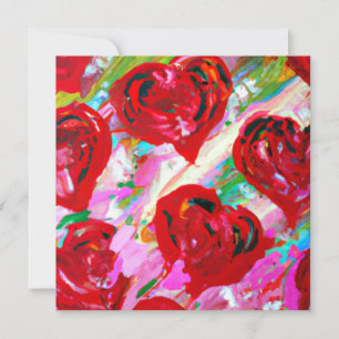 Cartes Pour Fêtes Annuelles Coeurs roses