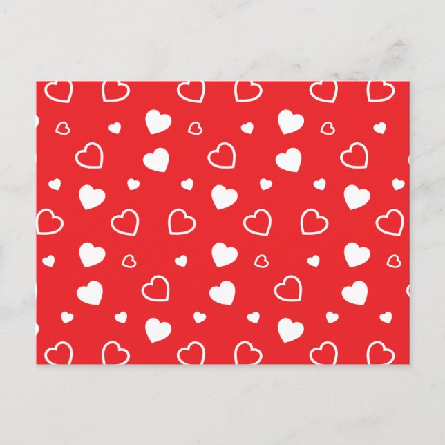 Cartes Pour Fêtes Annuelles Coeurs stylisés motif 4 (Devant)