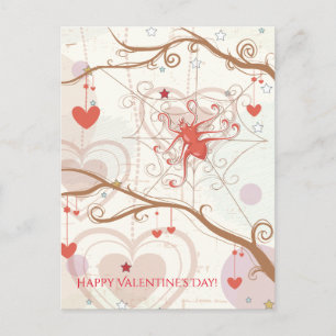 Cartes Pour Fêtes Annuelles Coeurs Web Heureuses Saintes-Valentin mignons Spid