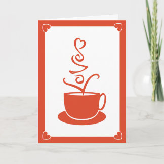 Cartes Pour Fêtes Annuelles CoffeeLove