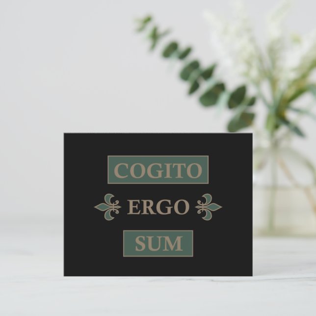 Cartes Pour Fêtes Annuelles Cogito (Debout devant)