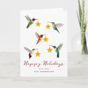 Cartes Pour Fêtes Annuelles Colibris personnalisés