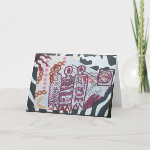 Cartes Pour Fêtes Annuelles Collage de 3 femmes sages