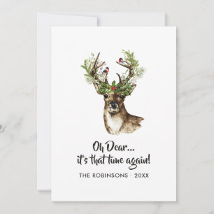 Cartes Pour Fêtes Annuelles Collage de photos de la famille de Noël de Reindee