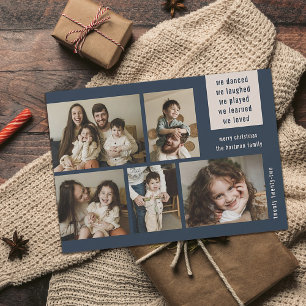 Cartes Pour Fêtes Annuelles Collage de photos de Terre 5 année Revue de Noël M