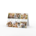 Collage de photos pour la paix et la joie modernes