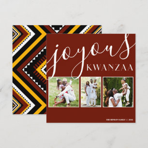 Cartes Pour Fêtes Annuelles Collage photo 3 de Joyous Kwanzaa