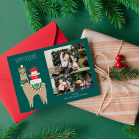 Collage photo de Noël Llama 3