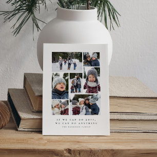 Cartes Pour Fêtes Annuelles Collage photo inspiré 2021