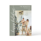 Collage photo minimaliste moderne Happy Holidays