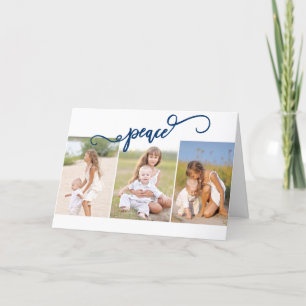 Cartes Pour Fêtes Annuelles Collage photo Peace Three