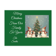 Collection de Noël de famille Festive Snowman