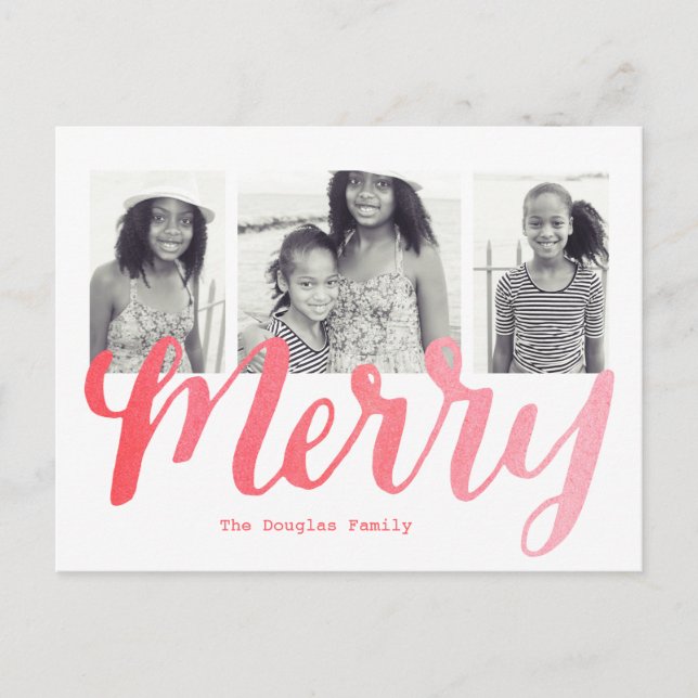 Cartes Pour Fêtes Annuelles Collection Merry (Devant)