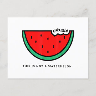 Cartes Pour Fêtes Annuelles Collection Palestine 'This is not a Watermelon'