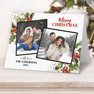 Cartes Pour Fêtes Annuelles Collection photo Holly Berry moderne Noël