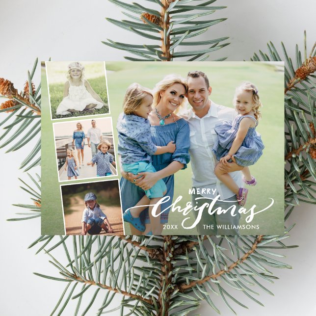 Cartes Pour Fêtes Annuelles Collection photo moderne Joyeux Noël (Créateur téléchargé)